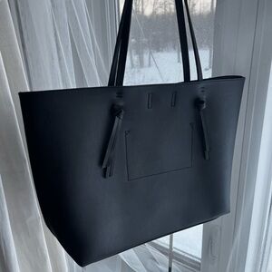 Indigo Black Tote Bag